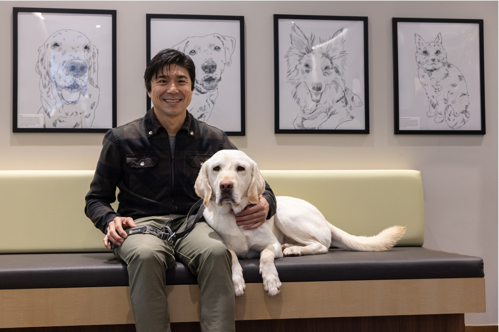 Bento and his human companion, Mark.