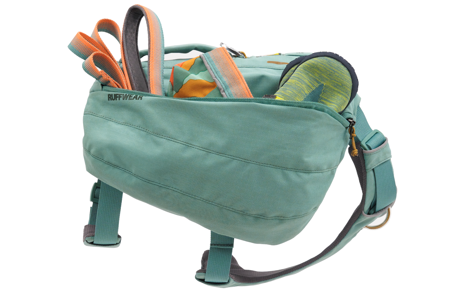 RUFFWEAR Front Range Daypack Für Hunde – Basalt Gray, XS, Mit Satteltaschen & Leinenbefestigung – Für Wanderungen & Outdoor