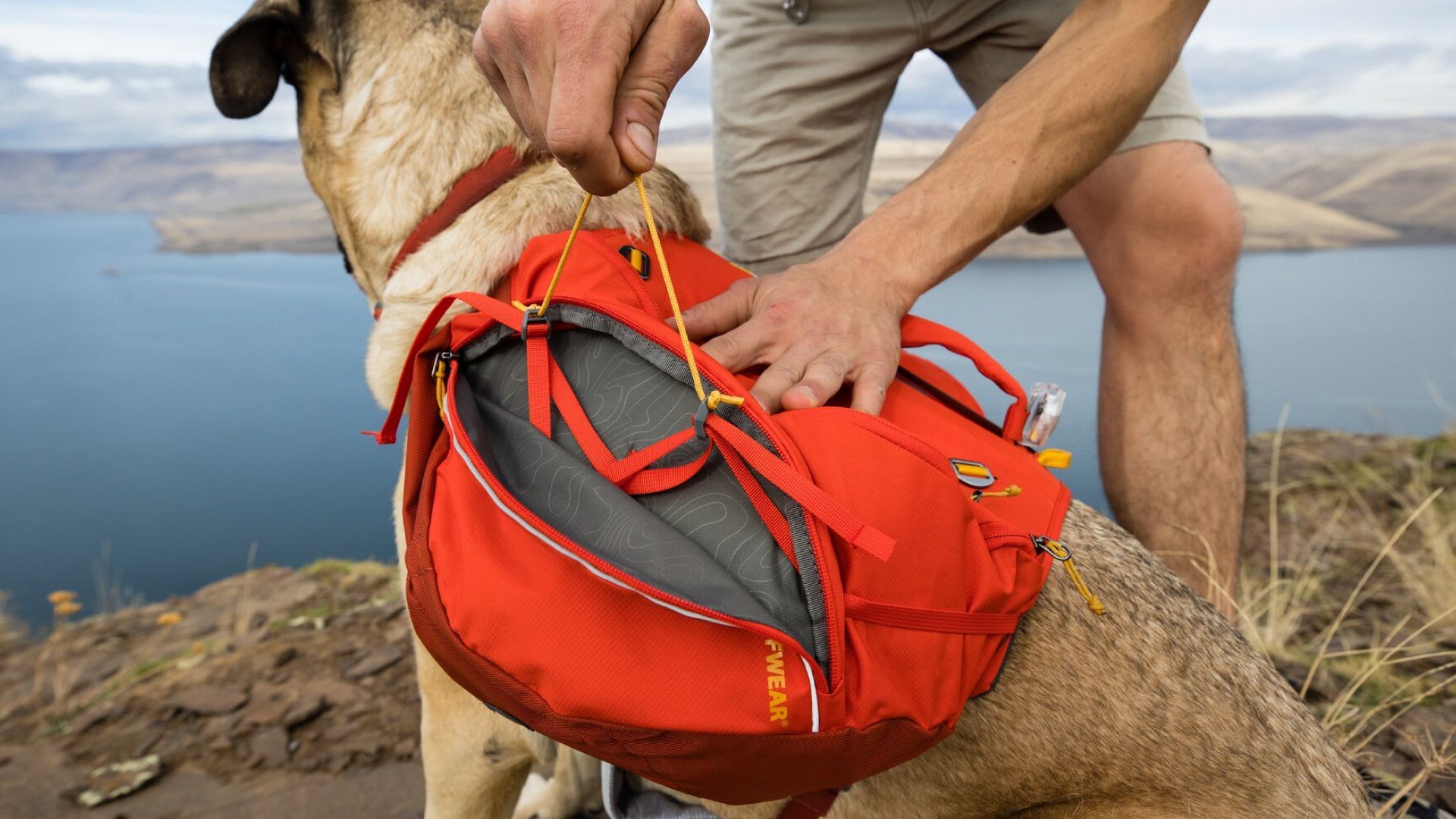 Palisades Dog Backpack Durable Multi Day Backcountry Ruffwear